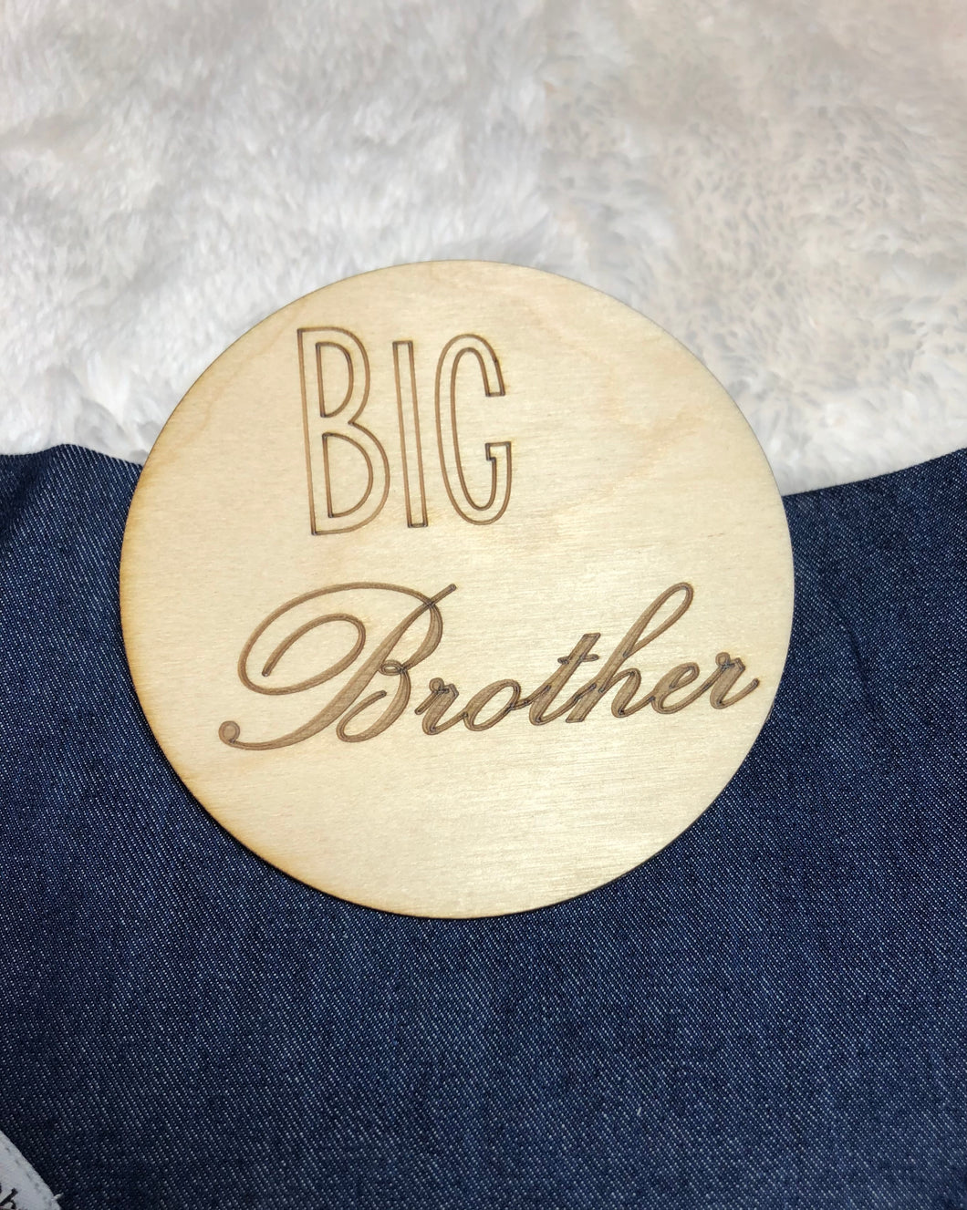 BIG BROTHER/BIG SISTER Announcement circle