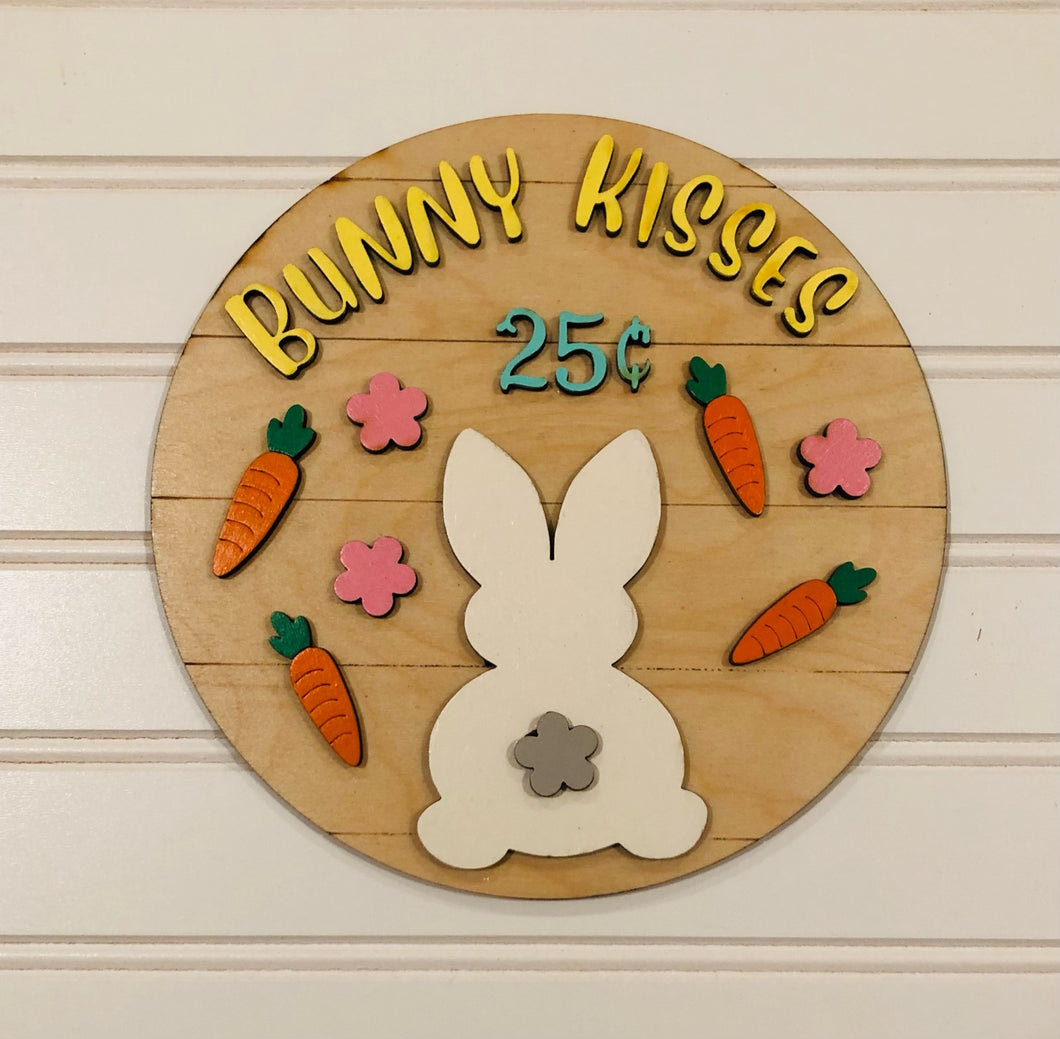 Easter Bunny Kisses Sign