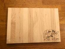 Load image into Gallery viewer, Small Wood cutting/serving board with Personalization
