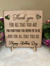 Load image into Gallery viewer, Mother’s Day Keepsake Plaque
