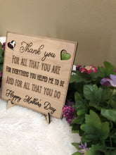 Load image into Gallery viewer, Mother’s Day Keepsake Plaque
