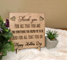 Load image into Gallery viewer, Mother’s Day Keepsake Plaque
