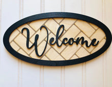 Load image into Gallery viewer, Welcome 3D laser cut sign
