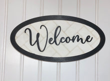 Load image into Gallery viewer, Welcome 3D laser cut sign
