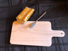 Load image into Gallery viewer, Solid Wood paddle cutting/serving board
