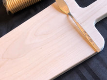 Load image into Gallery viewer, Solid Wood paddle cutting/serving board
