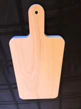 Load image into Gallery viewer, Solid Wood paddle cutting/serving board
